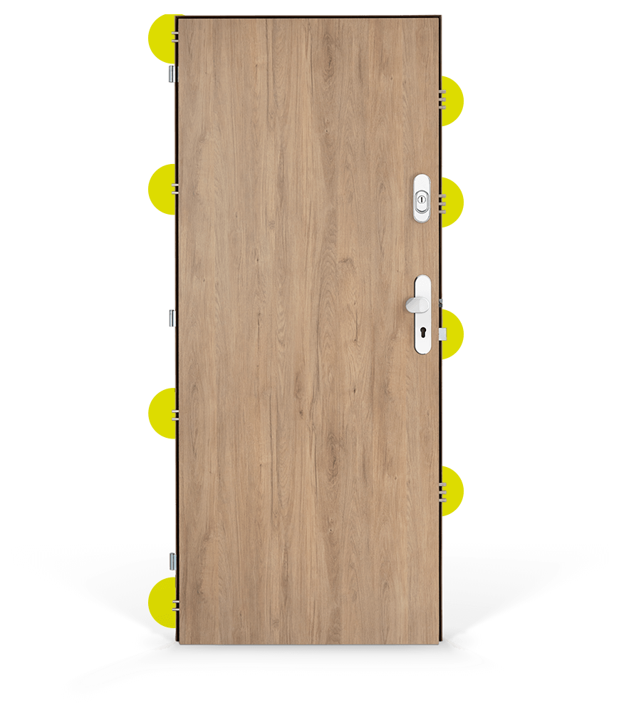 Bezpečnostní dveře s elektronickou kontrolou vstupu AK230/3 ABLOY